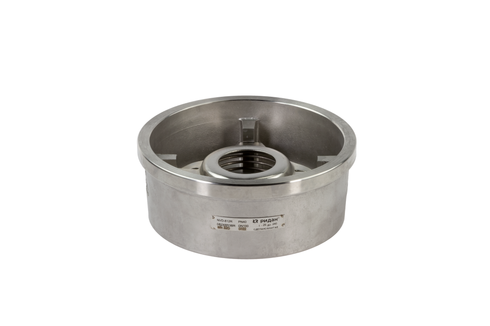 Ридан NVD-812R 082X8534R — Клапан обратный межфланцевый пружинный тарельчатый, PN40, DN40, AISI 316