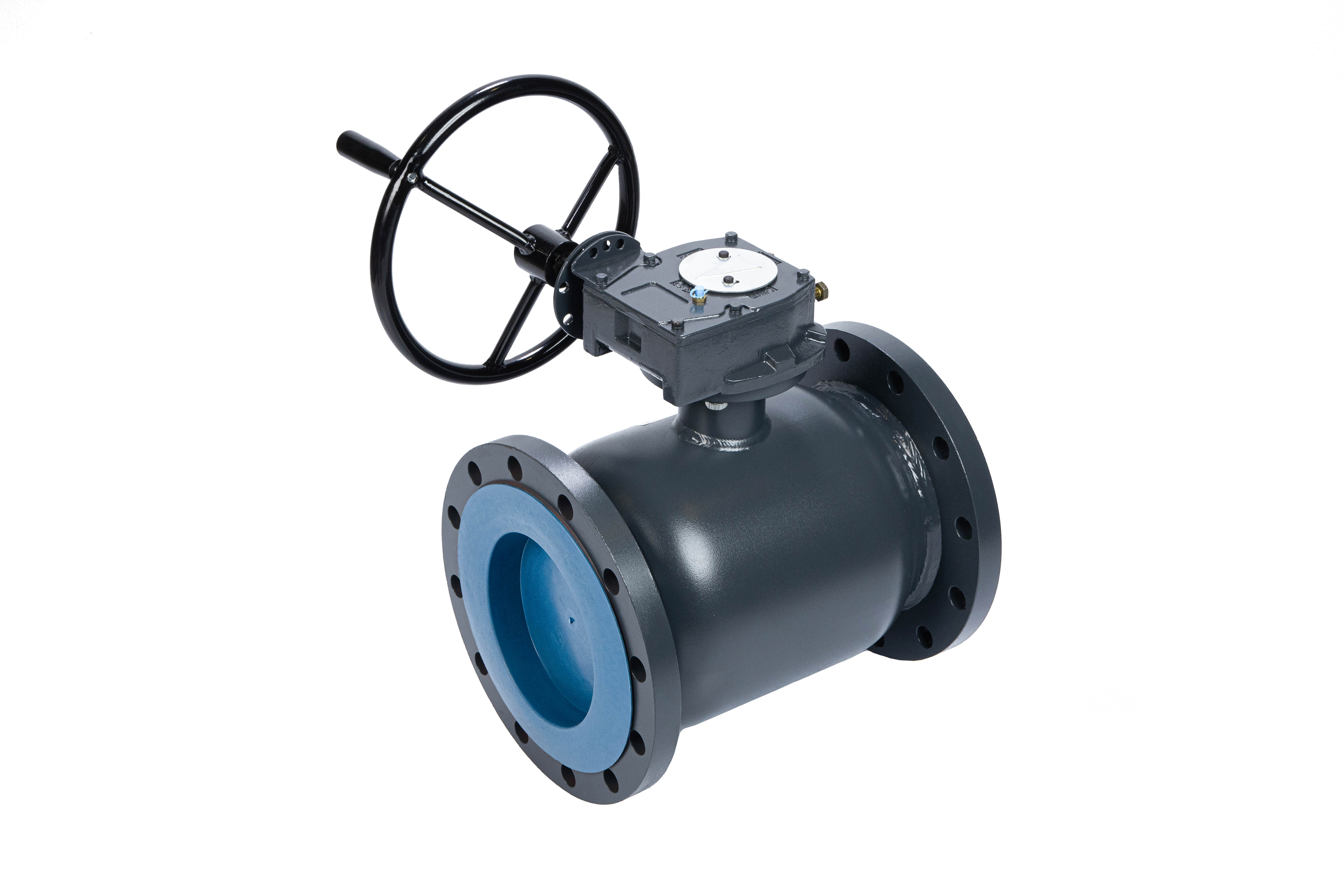 Ридан RJIP Premium 065N0356GR — Кран шаровой FF DN200 PN25 WG (фланцевый, с редуктором, стандартный проход)