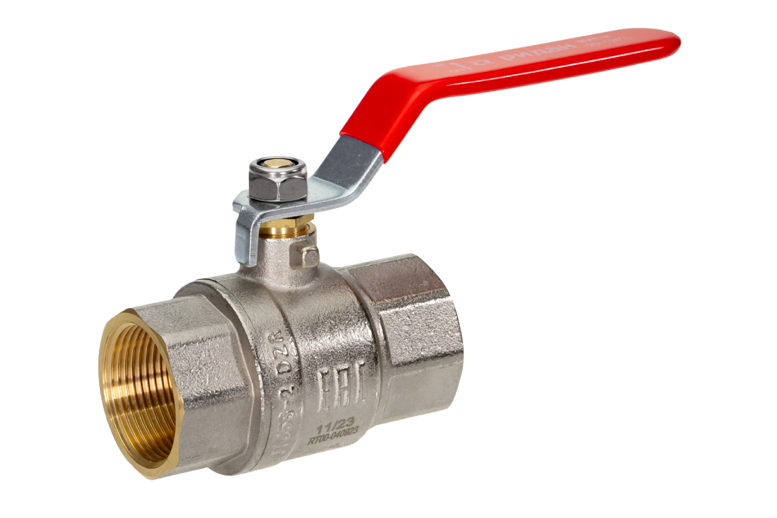 Ридан BVR-R 065B8310RG — Кран шаровой ГОСТ59553-2021 PN40 DN32 с внутренней резьбой; Т -20 °С...+120 °С; материал корпуса латунь