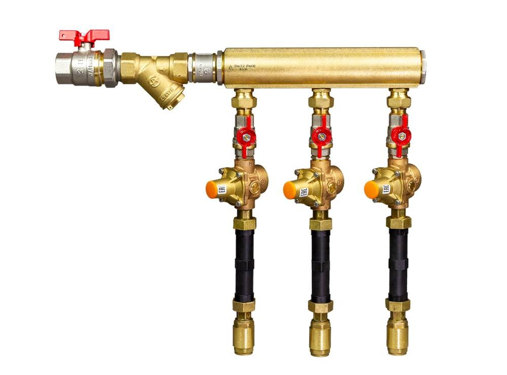 Узлы распределительные этажные для систем водоснабжения WDU.3R