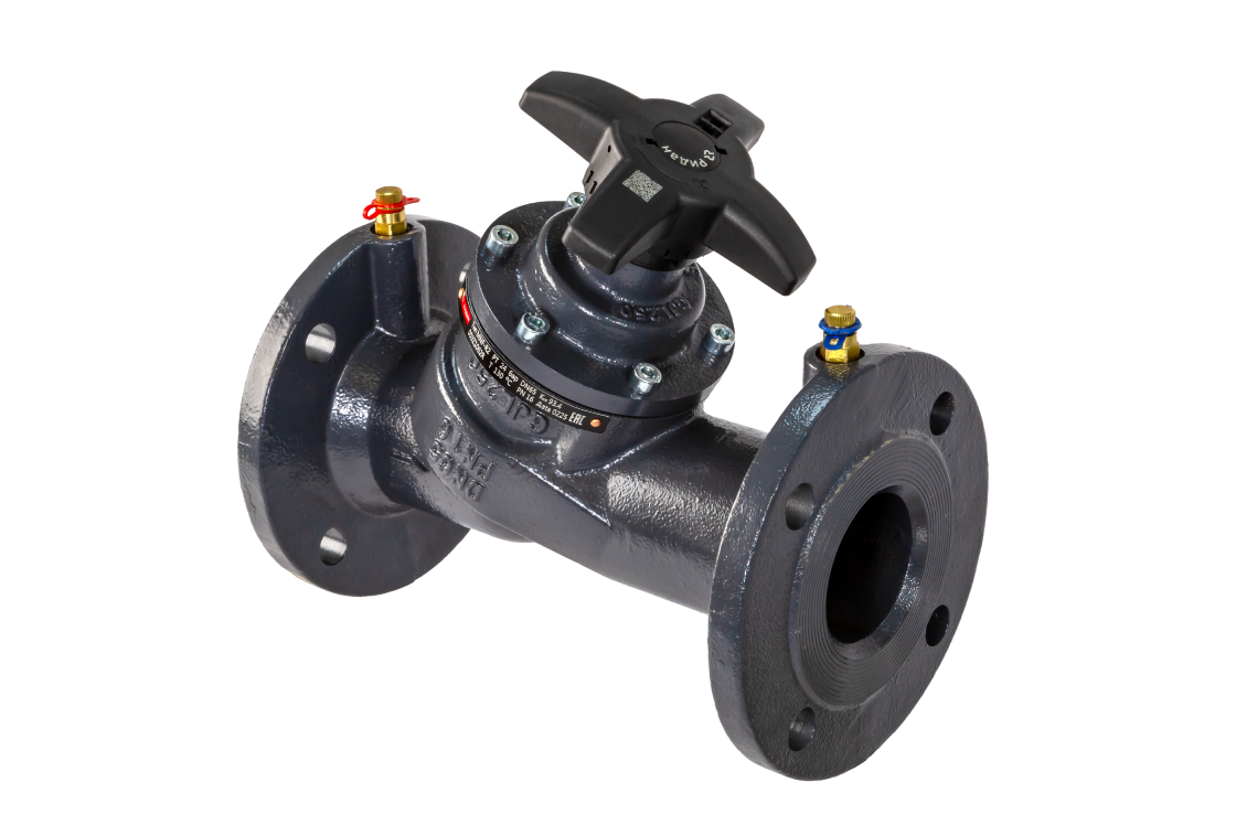 Ридан 003Z1087R — Ручной балансировочный клапан MNF-R2 DN25, фланцевый, PN16, Tmax 130 °C