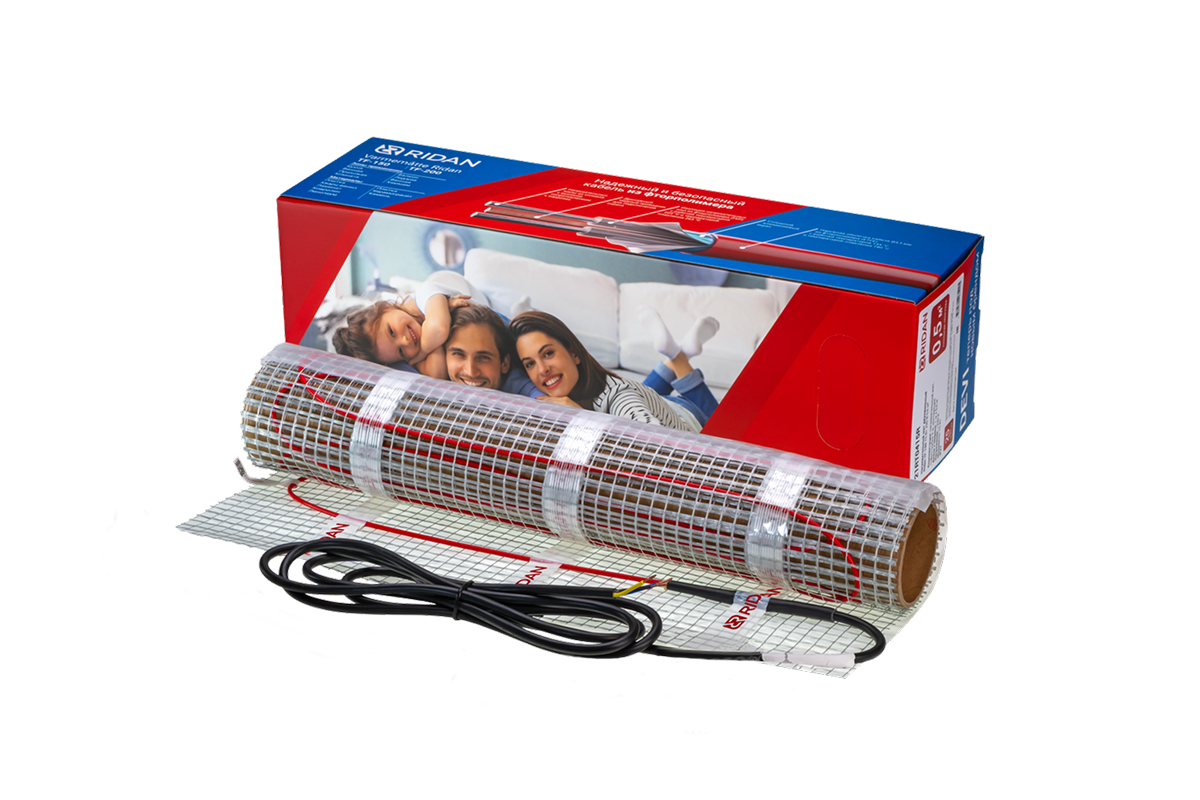 21RT0420R — Ridan TF-150 нагревательный мат 450 Вт, 230 В, 3 м²